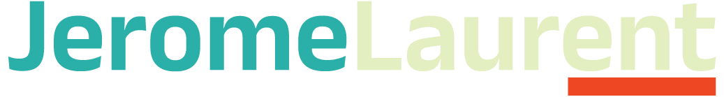 Jerome Laurent.pro - Logo for light background